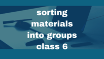 Sorting Materials into Groups
